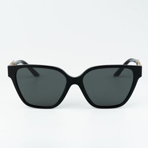 NEW Versace VE4471B GB1/87 Black Dark Grey Square Women Sunglasses VE 4471B